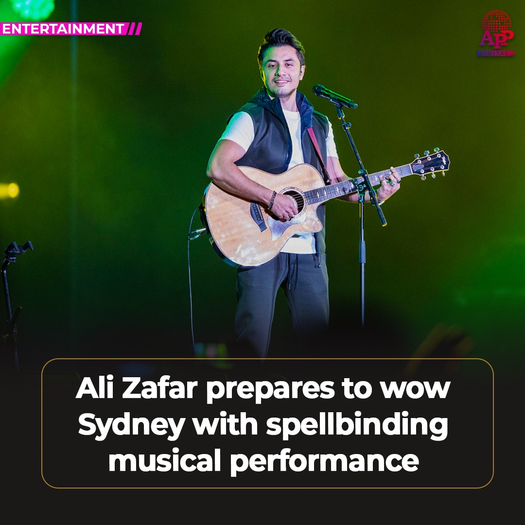 Ali Zafar gears up to headline concert in Sydney