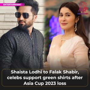 Celebs support green shirts after Asia Cup 2023 loss