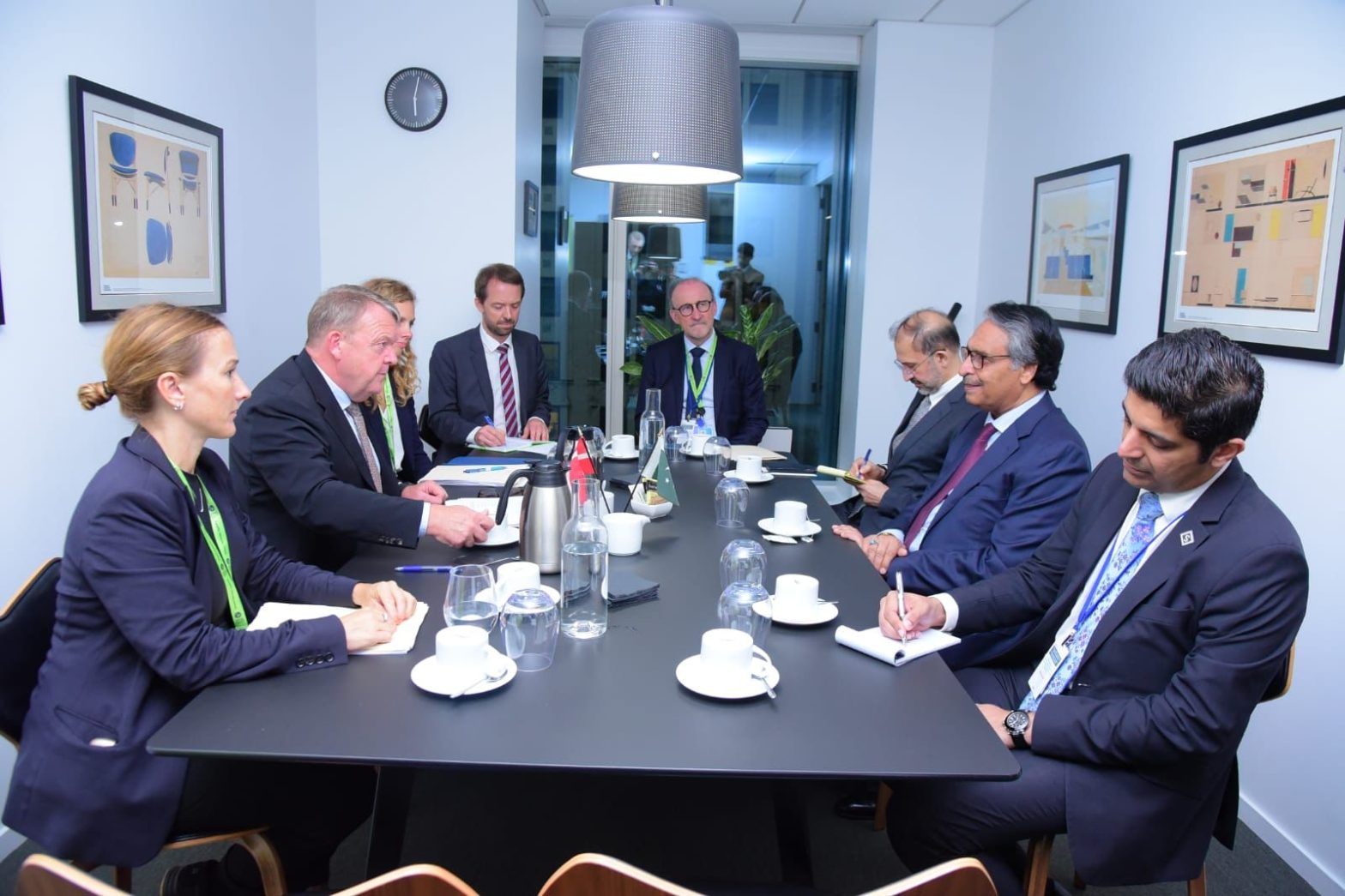 Jilani, Danish FM agree to implement green framework agreement