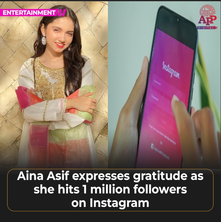 Aina Asif hits 1M followers on Instagram