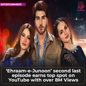 Drama serial ‘Ehraam-e-Junoon’ earns top spot on YouTube