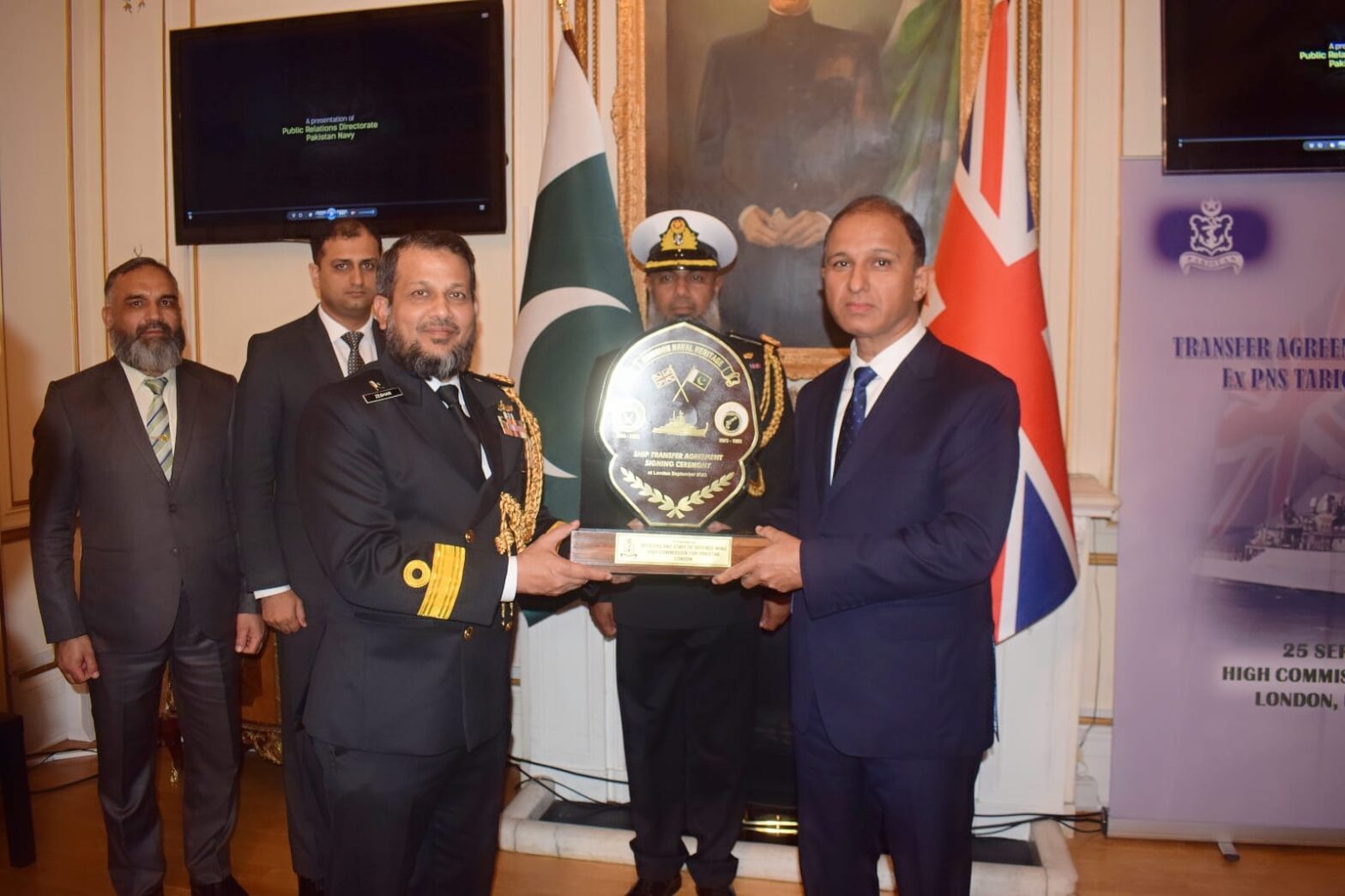 Transfer agreement signing of Ex-TARIQ TO FOCI, UK held in London