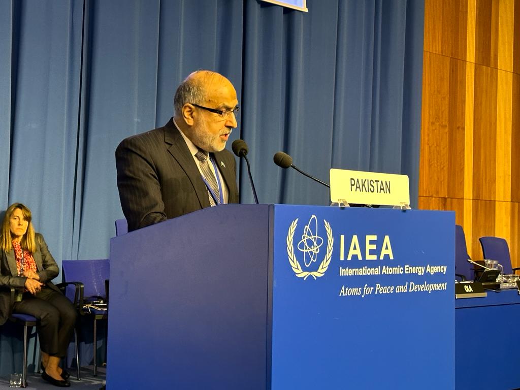 Chairman PAEC highlights Pakistan’s achievements in peaceful nuclear uses at 67th IAEA session