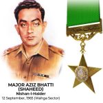 Major Raja Aziz Bhatti Shaheed