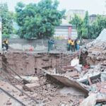 Minor dies as wall collapses