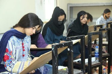 Entry test at SABS University concluded
