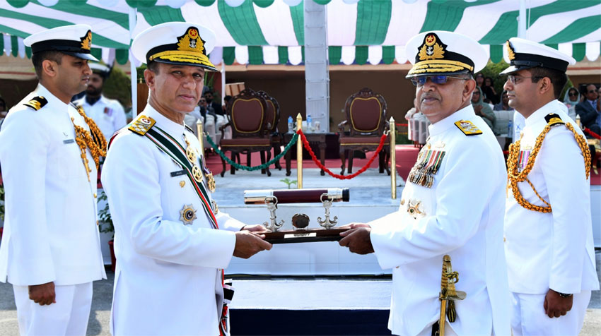 Admiral Naveed Ashraf assumes command of Pakistan Navy