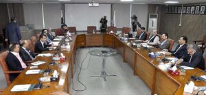 Special Assistant to Prime Minister on Investment/ Minister of State, Muhammad Tahir Javed meeting with a delegation of Pakistan Pharmaceutical Manufacturers Association (PPMA) at BOI office.