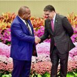 Caretaker Prime Minister Anwaar-ul-Haq Kakar meets Prime Minister of Papua New Guinea James Marape on the sidelines of 3rd Belt and Road Forum.