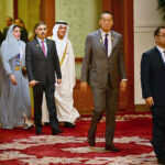 Caretaker Prime Minister Anwaar-ul-Haq Kakar arriving at the Great Hall of the People to attend the opening ceremony of 3rd Belt and Road Forum.