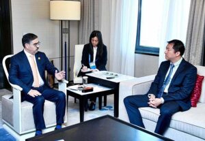 Ren Libo, President, Grandview Institute calls on Caretaker Prime Minister Anwaar-ul-Haq.