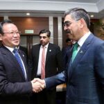 A delegation of China Oil and Foodstuffs Corporation (COFCO) led by President Luan Richeng called on Caretaker Prime Minister Anwaar-ul-Haq