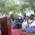 Governor Punjab Engineer Muhammad Balighur Rehman addressing the ceremony of the First Bahawalpur South Punjab Rowing Boating Champion ship 2023