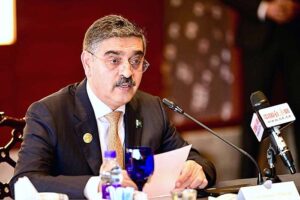 Caretaker Prime Minister Anwaar-ul-Haq Kakar addressing a round table of Chinese Think-Tanks, researcher and scholars from Chinese Institutes.