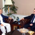 Ambassador of Cuba called on Federal Health Minister Dr Nadeem Jan in his office.