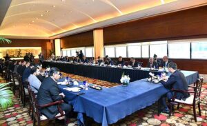 Caretaker Prime Minister Anwaar-ul-Haq Kakar addressing a round table of Chinese Think-Tanks, researcher and scholars from Chinese Institutes. 