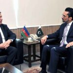 Muhammad Tahir Javed, SAPM/MOS on Investment meeting with H.E. Khazar Farhadov, Ambassador of Azerbaijan at SAPM/MOS office.