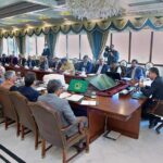 A delegation of Council of Pakistan Newspaper Editors called on Caretaker Prime Minister Anwaar-ul-Haq Kakar.