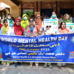 Doctors participating in a rally to mark the World Mantel Health Day at Sir C.J Institute of Psychiatry & Behavioral Sciences.