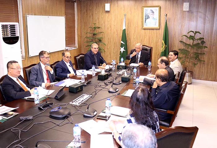 The 2nd meeting of Policy & Strategy Committee/Oversight Board on post flood Resilient, Recovery, Rehabilitation and Reconstruction Framework (4RF) activities was held under the chairmanship of the caretaker Federal Minister for Planning Development & Special Initiatives Muhammad Sami Saeed