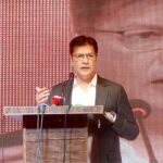 Caretaker Provincial Minister for Energy, Industries, Commerce, Investment & Skill Development SM Tanveer addressing a seminar on World Cotton Day organized by Cotton Ginners Association