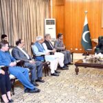 A delegation of Pakistan Cleft Lip and Palate Association and British Plastic Surgery Team, called on President Dr Arif Alvi, at Aiwan-e-Sadr.