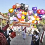 Federal Secretary for Ministry of Federal Education and Professional Training Waseem Ajmal Chaudhry release balloon during launching ceremony of Dyslexia Special Measures Act-2022 IMCG F-6/2