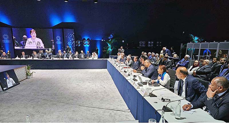 Dr. Shamshad Akhtar, Caretaker Federal Minister for Finance, Revenue, and Economic Affairs, participated in a high-profile meeting of Finance Ministers with the Managing Director of the International Monetary Fund (IMF) in Marrakesh. The discussions encompassed key global economic issues and collaborative efforts to strengthen financial stability. Dr. Akhtar's contributions underlined Pakistan's commitment to advancing economic prosperity and global financial cooperation