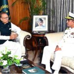 Chief of Naval Staff, Admiral Muhammad Amjad Khan Niazi paid a farewell call on President Dr. Arif Alvi at Aiwan-e-Sadr.