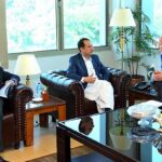 UNFPA representative in Pakistan called on Dr. Nadeem Jan, Caretaker Federal Health Minister.
