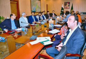 Federal Minister for Railways, Communication and Maritime Affairs, Shahid Ashraf Tarar is chairing a review meeting at Ministry of Railways.
