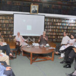 Faculty members and students of different universities taking part in an interactive session on 'The 18th G-20 Summit in New Delhi: Global and Regional Perceptions' at the Pakistan Institute of International Affairs (PIIA).