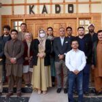 Minister IT Gilgit-Baltistan Suraiya Zaman in a group photo with the team of KADO