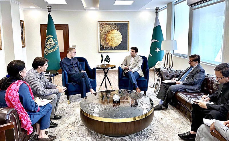 Mr. Geir Thomas Tonstol, Country Director International Labour Organization (ILO), calls on the Special Assistant to Prime Minister on Overseas Pakistanis and Human Resource Development, Jawad Sohrab Malik