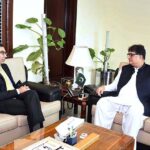 Federal Minister for Power Muhammed Ali called on Federal Minister for Privatisation Fawad Hasan Fawad.