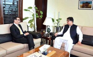 Federal Minister for Power Muhammed Ali called on Federal Minister for Privatisation Fawad Hasan Fawad.