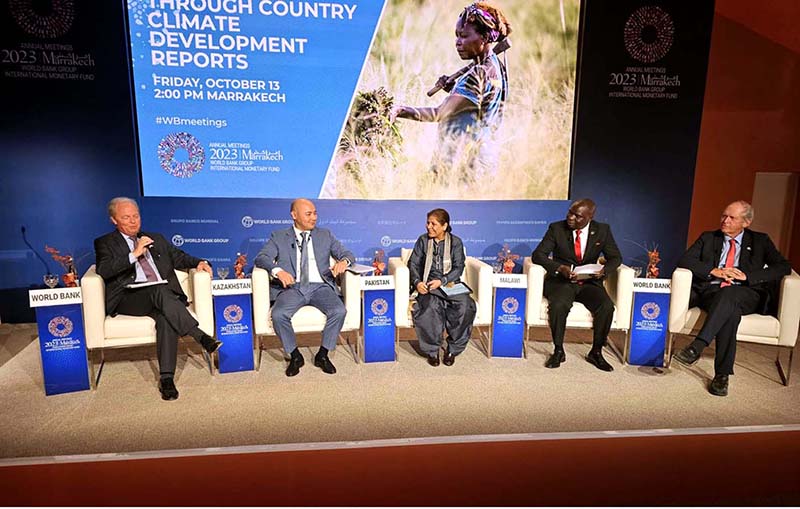 Federal Minister for Finance, Revenue, and Economic Affairs, Dr. Shamshad Akhtar, attends a significant event on the theme of "Making the IMF supported programs work" during the annual meetings of WB/IMF