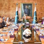 President Dr Arif Alvi chairing the 6th Senate Meeting of the Shaheed Zulfiqar Ali Bhutto Medical University, at Aiwan-e-Sadr