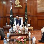 Federal Secretary Kashmir Affairs & GB Jawad Rafique Malik calls on Chief Minister GB Haji Gulbar Khan