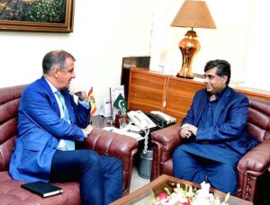  Spanish Ambassador H.E. Jose A. de Ory meeting with the Minister for Commerce and Industry, Dr. Gohar Ejaz at the Commerce Ministry to discuss bilateral trade.