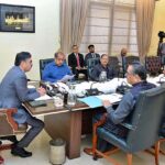 Caretaker Prime Minister Anwaar-ul-Haq Kakar chairs a meeting on matters related to Ministry of Religious Affairs.