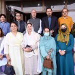 Country Representative of UN for Rights of women in Pakistan in a group photograph with ministers and chief secretary of GB after a meeting regarding GB Commission on Status of Women at GB House.