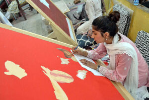 Students of Crafting Histories in NCA are engaged in the preparation of History Art.