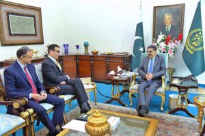 Caretaker Federal Minister for Energy Mr. Muhammad Ali calls on the Caretaker Prime Minister Anwaar-ul-Haq Kakar