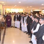 Students and faculty members of the Shaheed Benazir Bhutto University (SBBU) Sheringal, Upper Dir visiting Senate Museum at Parliament House
