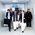 Caretaker Federal Health Minister Dr Nadeem Jan visited IHITC Hospital Kuri road