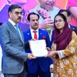 The Caretaker Prime Minister Anwaar-ul-Haq Kakar distributes cheques among the families of martyred polio workers and polio workers who got injured in the line of duty