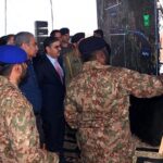 Caretaker Prime Minister Anwaar-ul-Haq Kakar receives briefing regarding the construction of the southern portion (SL-3) of Lahore Ring Road.