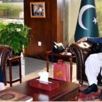 High Commissioner of Canada, Ms. Leslie Scanlon calling on Chairman Senate, Muhammad Sadiq Sanjrani at Parliament House