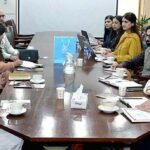 Mir Shai Mazar Baloch, Director General (COORD/PDU), Senate attending a meeting between the PDU and Team of Muslim Hands at Parliament House